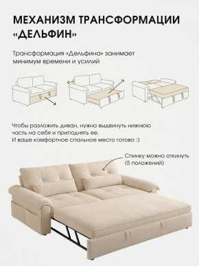 Диван-кровать ЛУНО 160см в Томмоте - tommot.mebelnovo.ru | фото