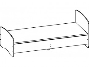 кровать 1-спальная без ящиков Город SV в Томмоте - tommot.mebelnovo.ru | фото