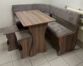 Кухонный уголок Миссия V велюр(серый) в Томмоте - tommot.mebelnovo.ru | фото