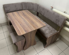 Кухонный уголок Миссия V велюр(серый) в Томмоте - tommot.mebelnovo.ru | фото