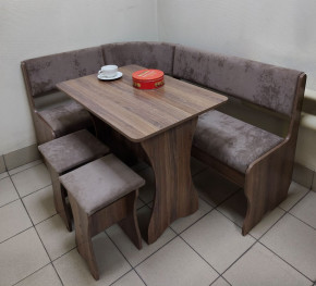 Кухонный уголок Миссия V велюр(серый) в Томмоте - tommot.mebelnovo.ru | фото