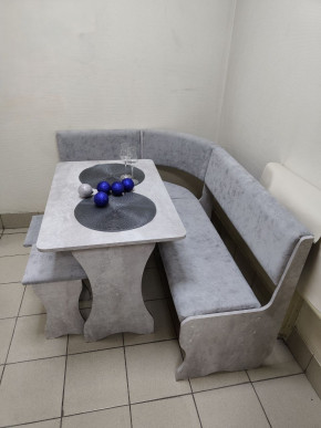 Кухонный уголок Миссия V велюр (цемент) в Томмоте - tommot.mebelnovo.ru | фото