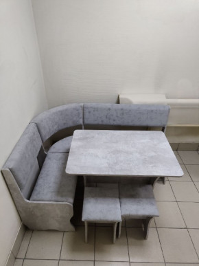 Кухонный уголок Миссия V велюр (цемент) в Томмоте - tommot.mebelnovo.ru | фото