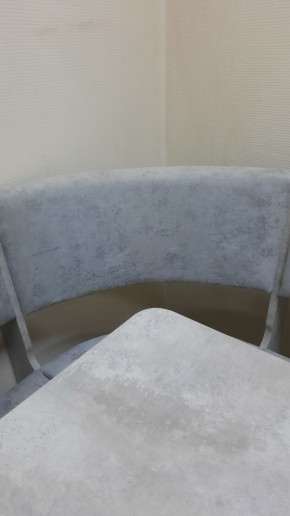 Кухонный уголок Миссия V велюр (цемент) в Томмоте - tommot.mebelnovo.ru | фото