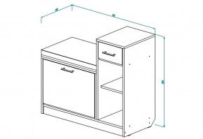 Обувница ОБ-2 (ваша мебель) в Томмоте - tommot.mebelnovo.ru | фото