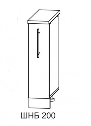 Олива СБ 200 шкаф нижний бутылочница в Томмоте - tommot.mebelnovo.ru | фото