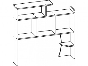 Полка надстройка Город SV в Томмоте - tommot.mebelnovo.ru | фото