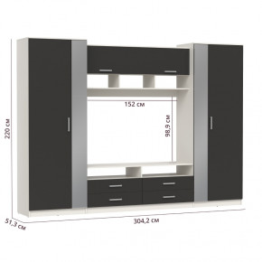 ШМЦ Вена  91.01 с зеркалом в Томмоте - tommot.mebelnovo.ru | фото