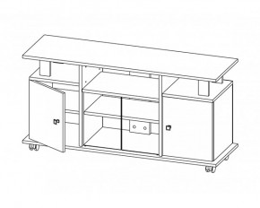 Тумба под ТВ Виста-13 Н в Томмоте - tommot.mebelnovo.ru | фото